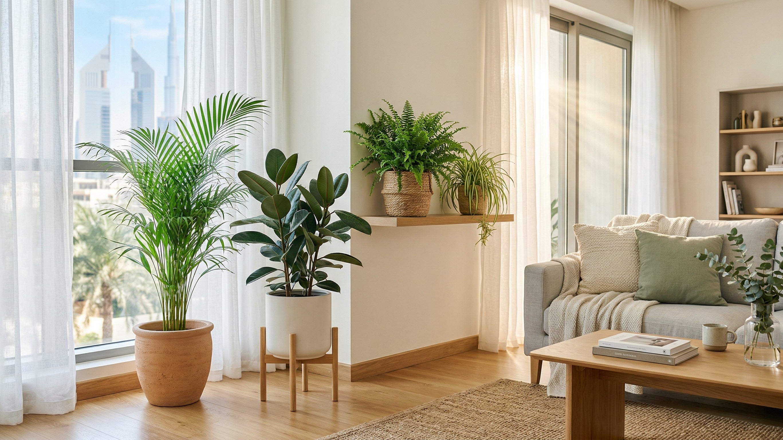 Air-Purifying Plants for Your Dubai Home: Which Ones Actually Work? - Acacia Garden Center