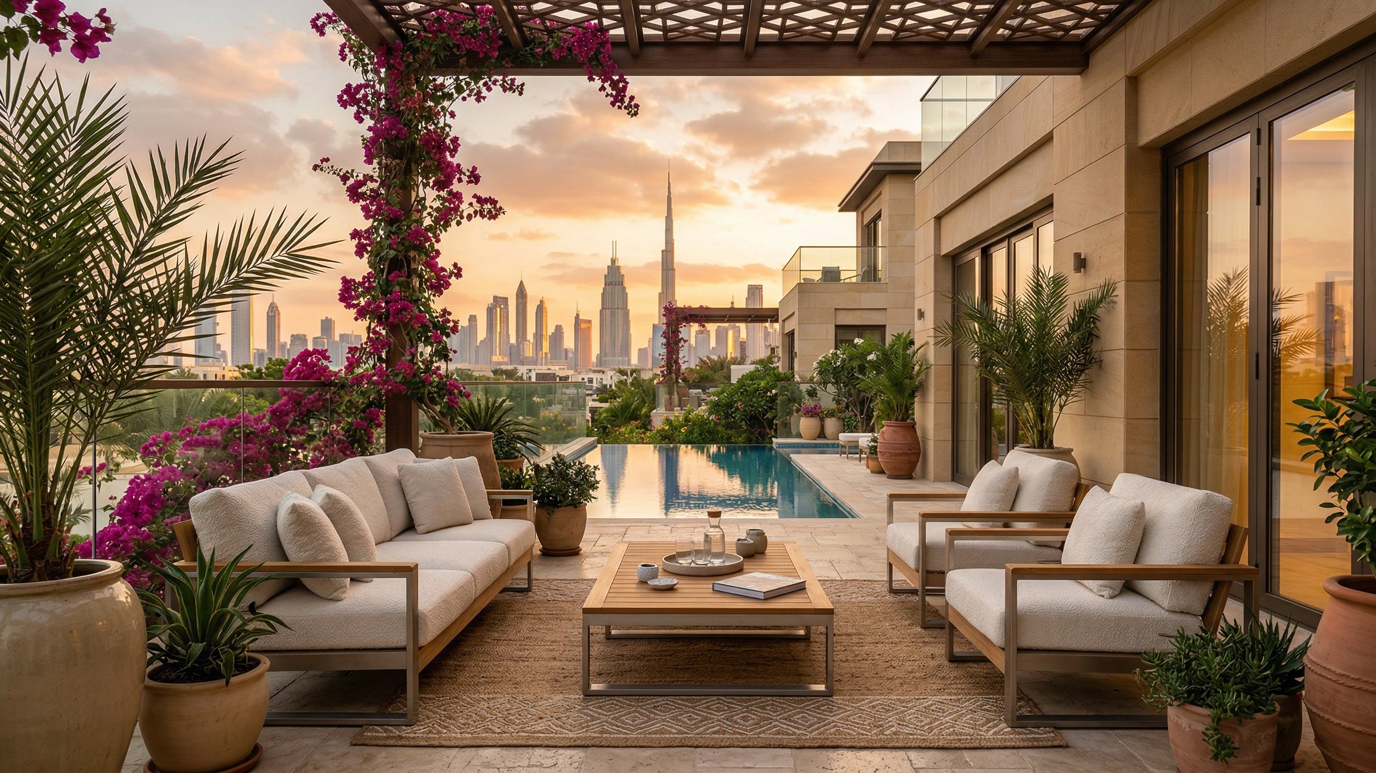 Best Outdoor Furniture for Dubai's Climate: Materials That Last - Acacia Garden Center