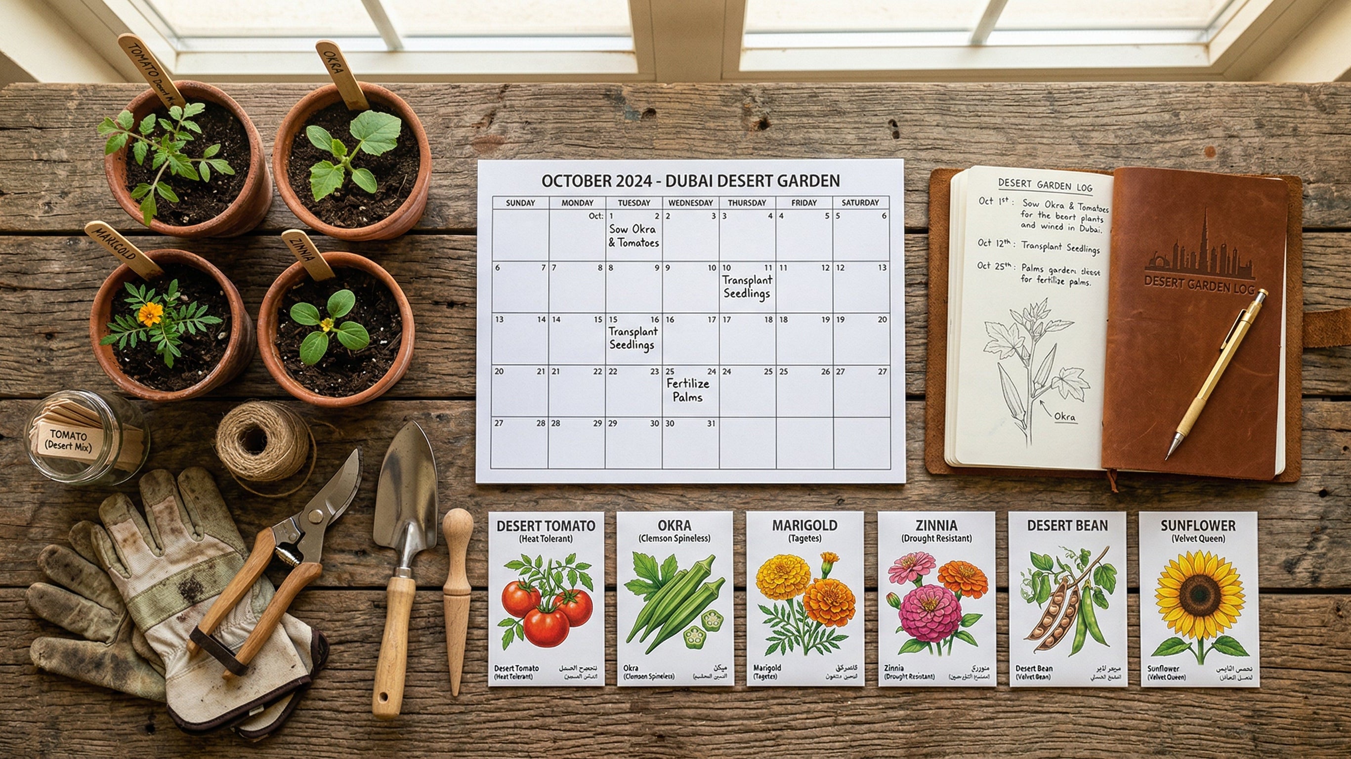 Dubai Garden Calendar: What to Plant and When (Month-by-Month) - Acacia Garden Center
