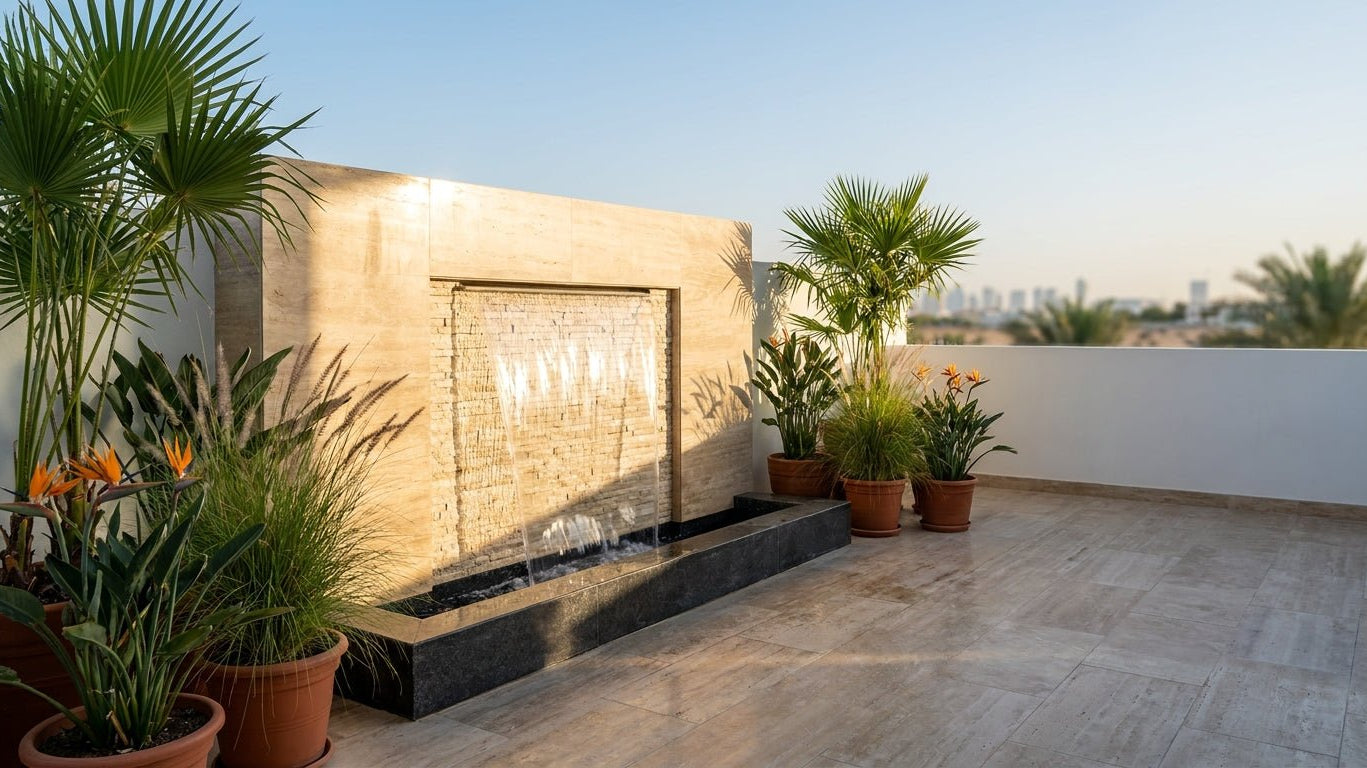 Garden Water Features for UAE Homes: What to Know - Acacia Garden Center