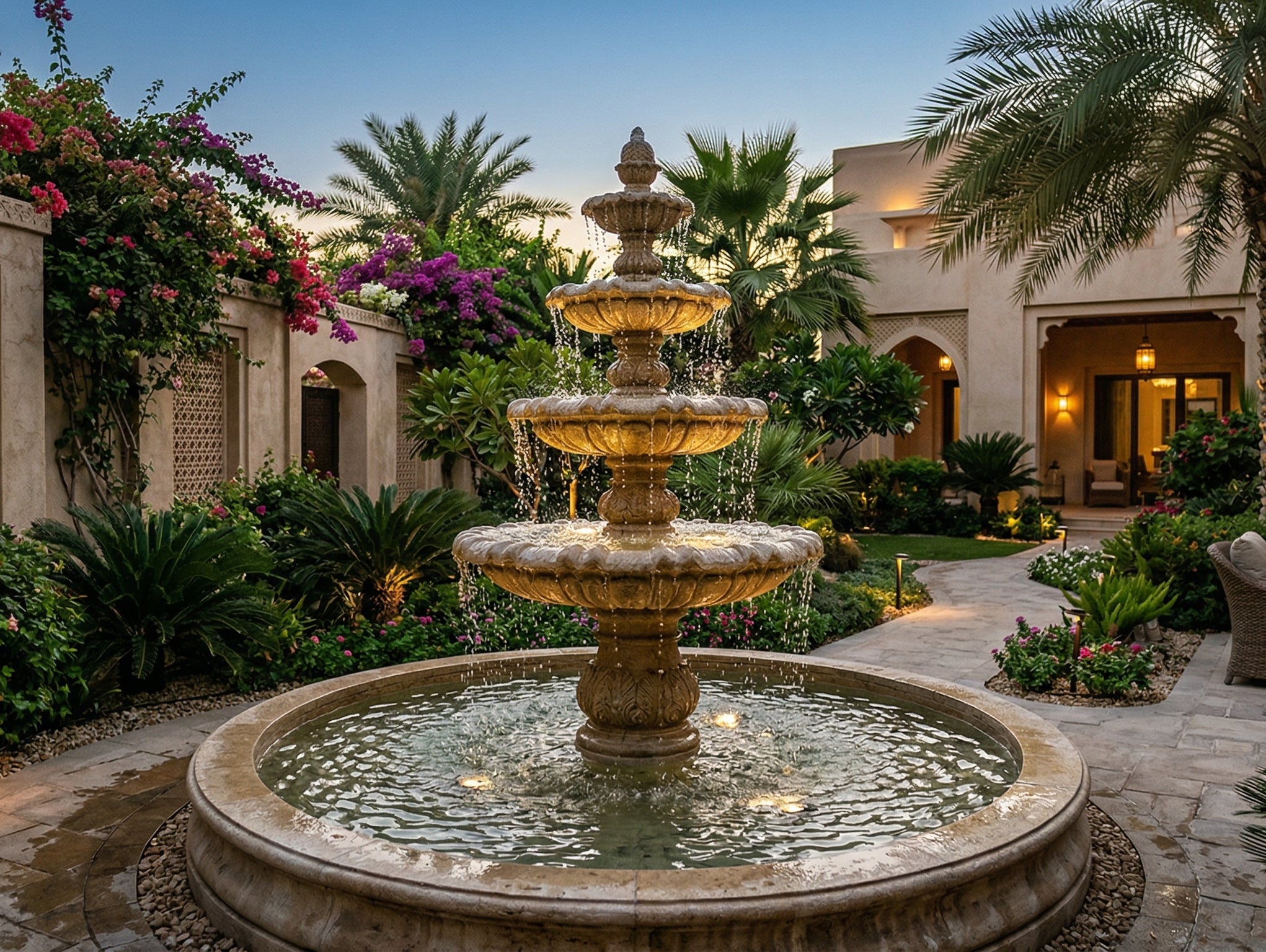 Garden Water Features in Dubai: Types, Benefits, and How to Choose - Acacia Garden Center