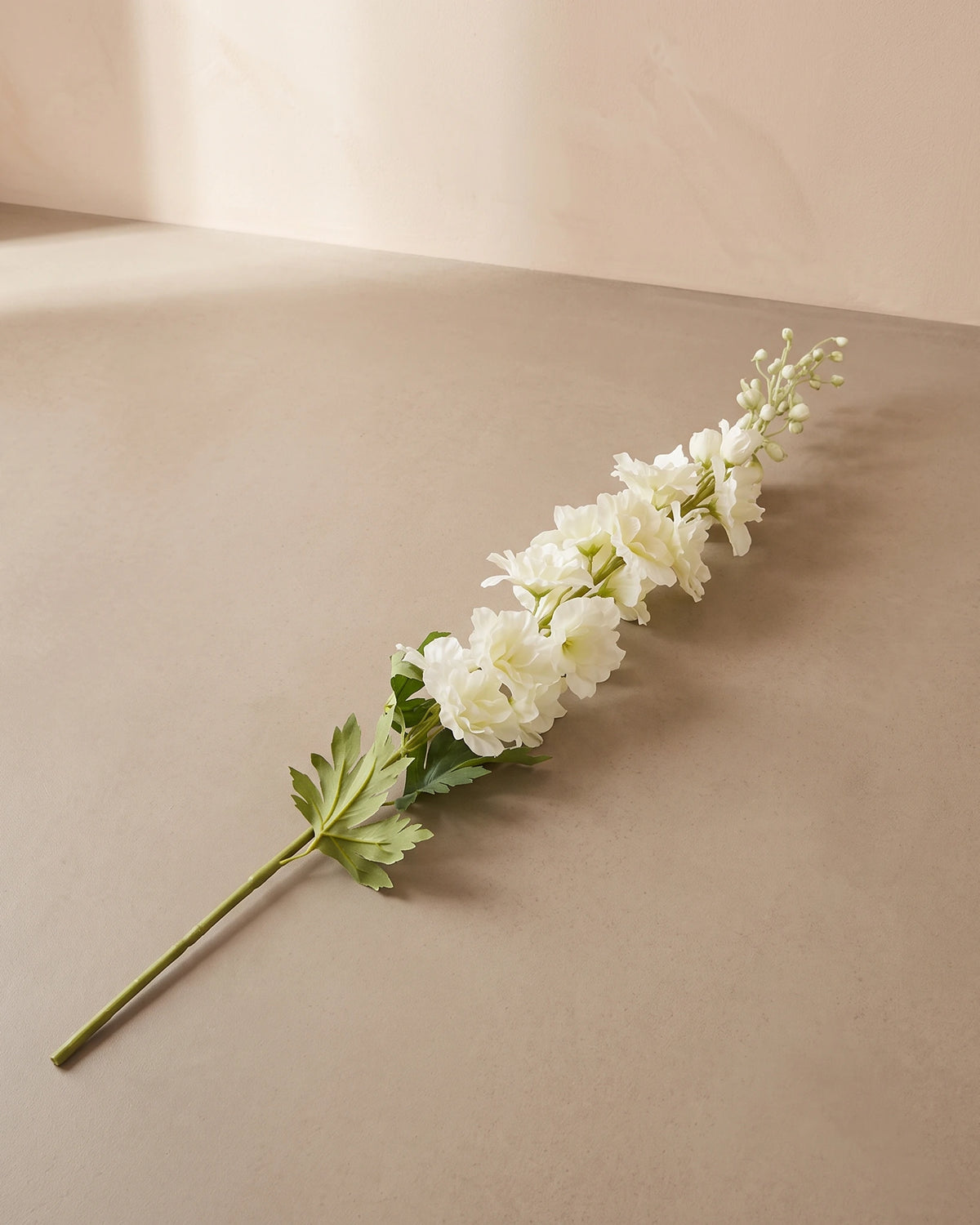 Artificial Delphinium Stem - White