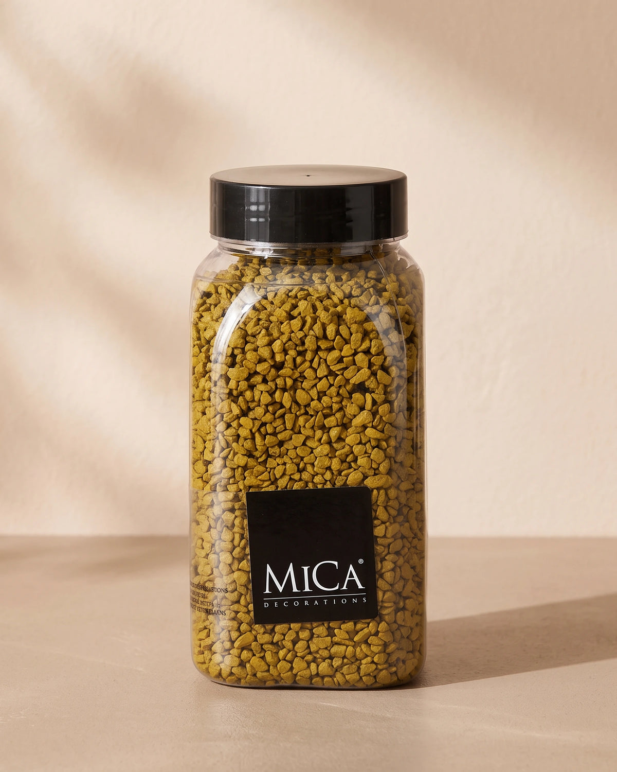 Decorative Pebbles Granulate, 650ml - Light Brown