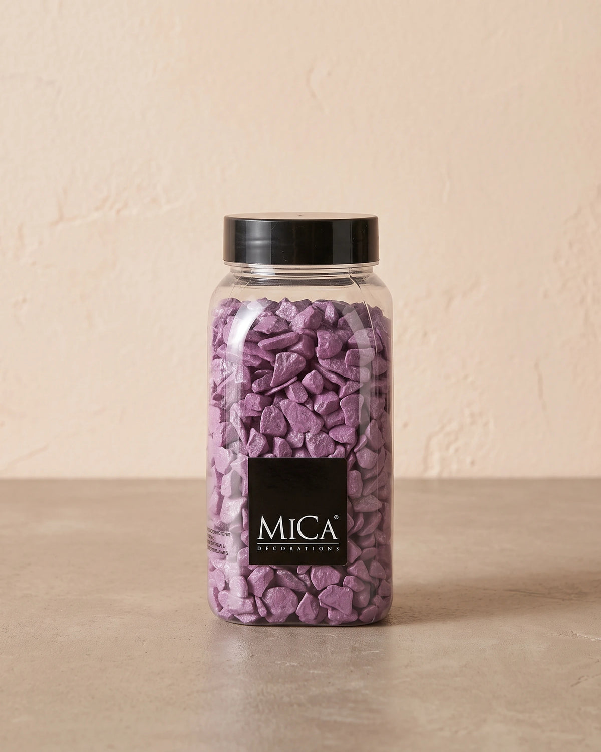 Decorative Marble Pebbles, 650ml - Purple