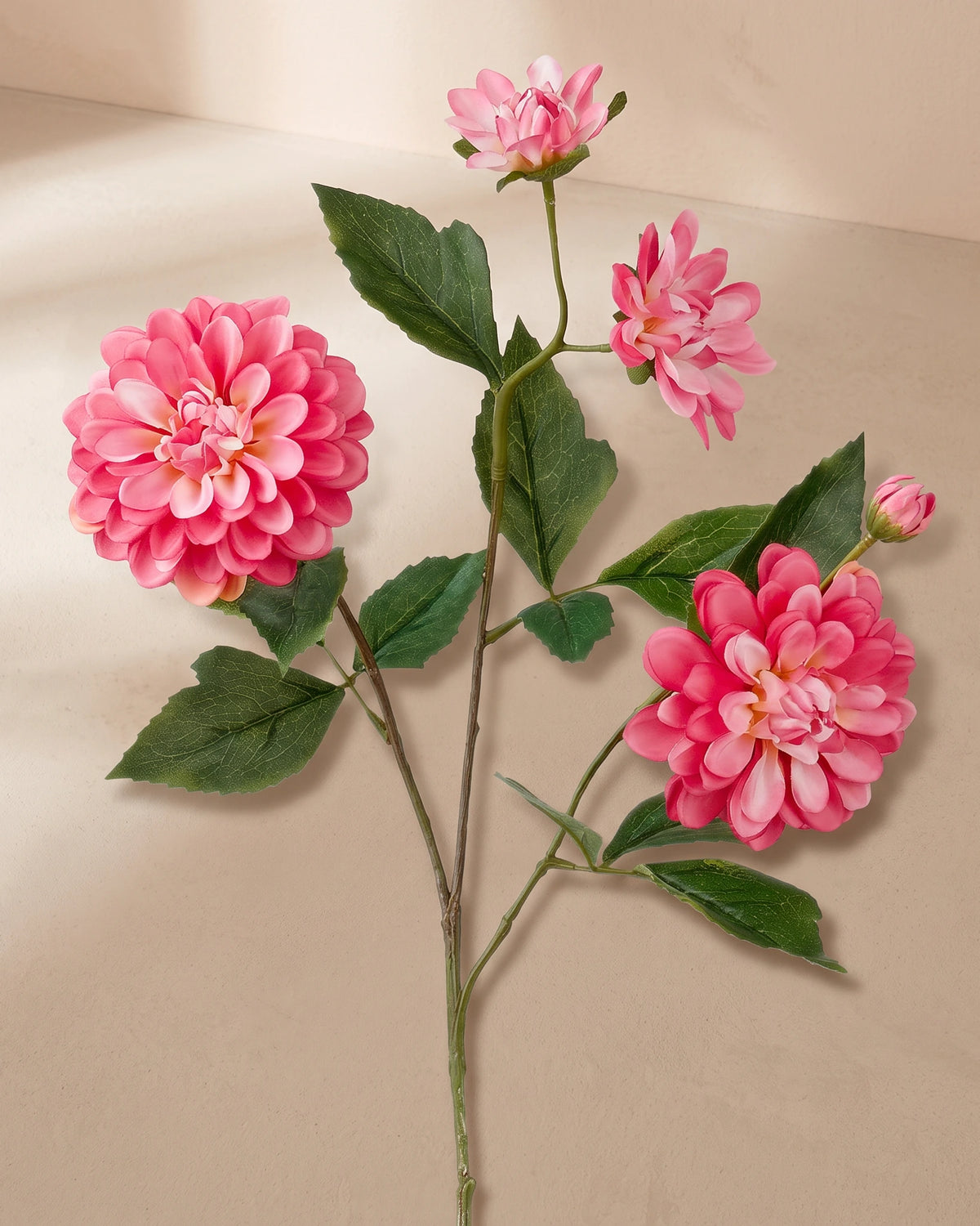 Artificial Dahlia Stem - Pink