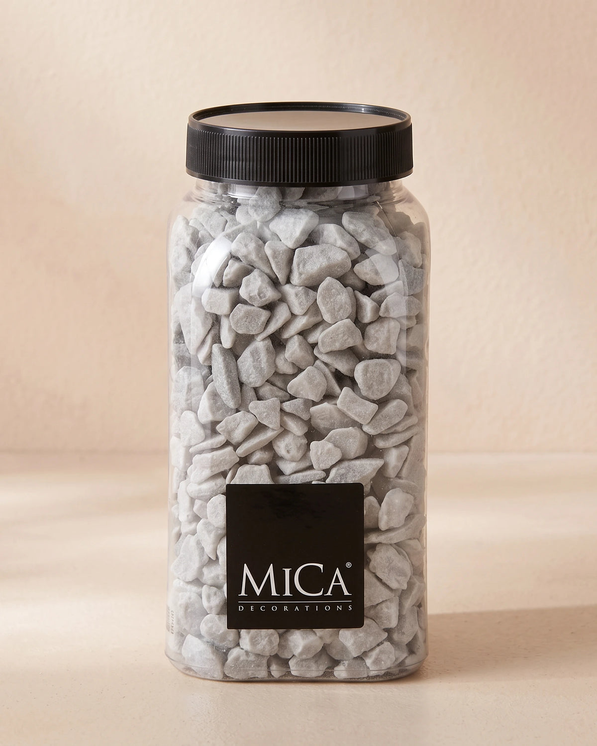 Decorative Marble Pebbles, 650ml - Light Grey