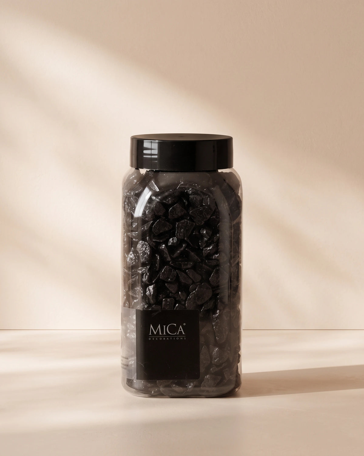 Decorative Marble Pebbles, 650ml - Black