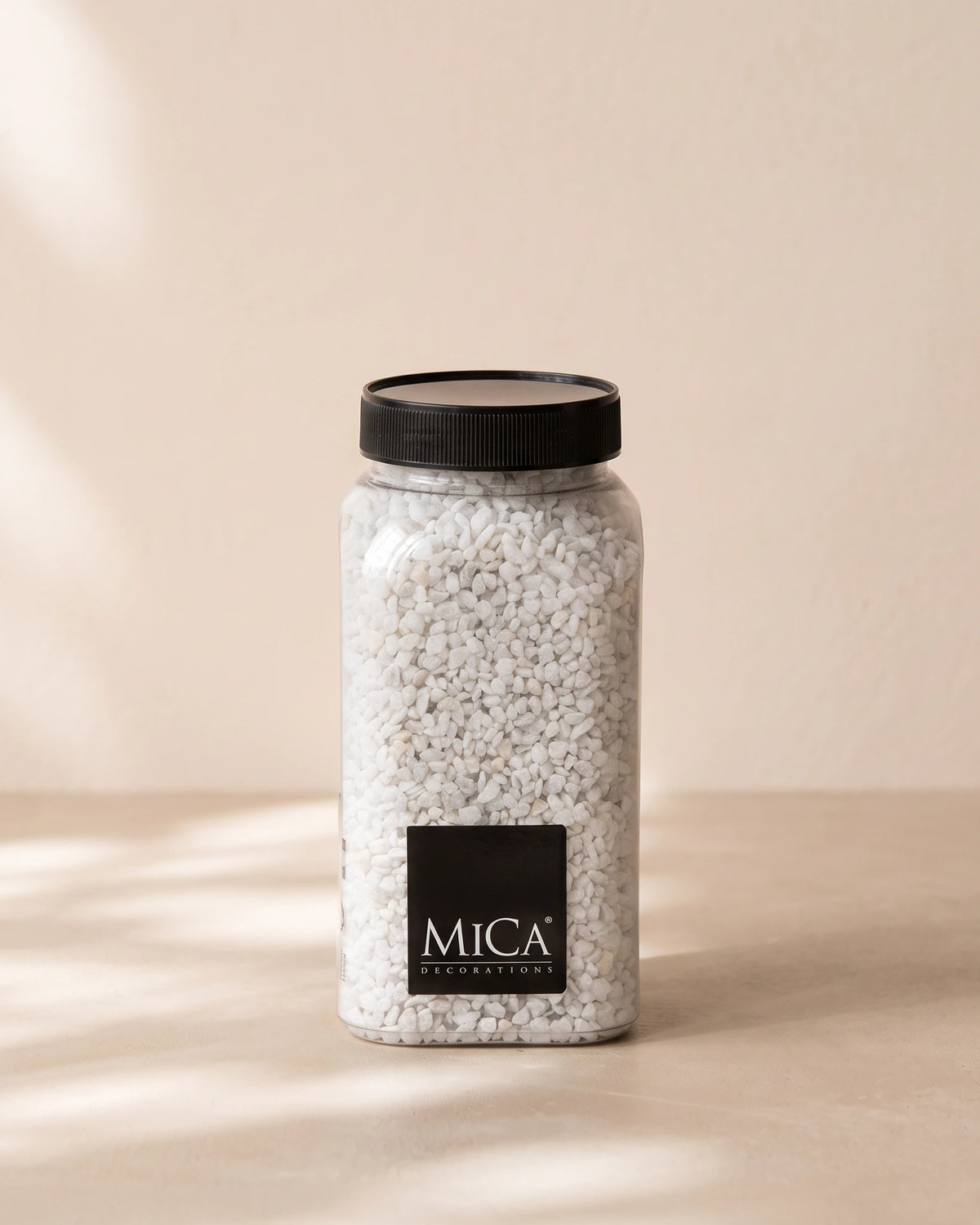Decorative Pebbles Granulate, 650ml - White