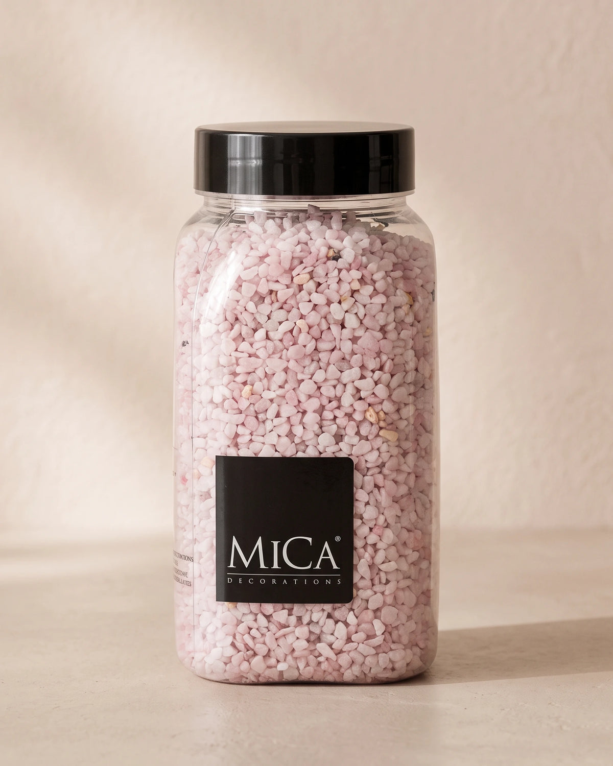 Decorative Pebbles Granulate, 650ml - Pink
