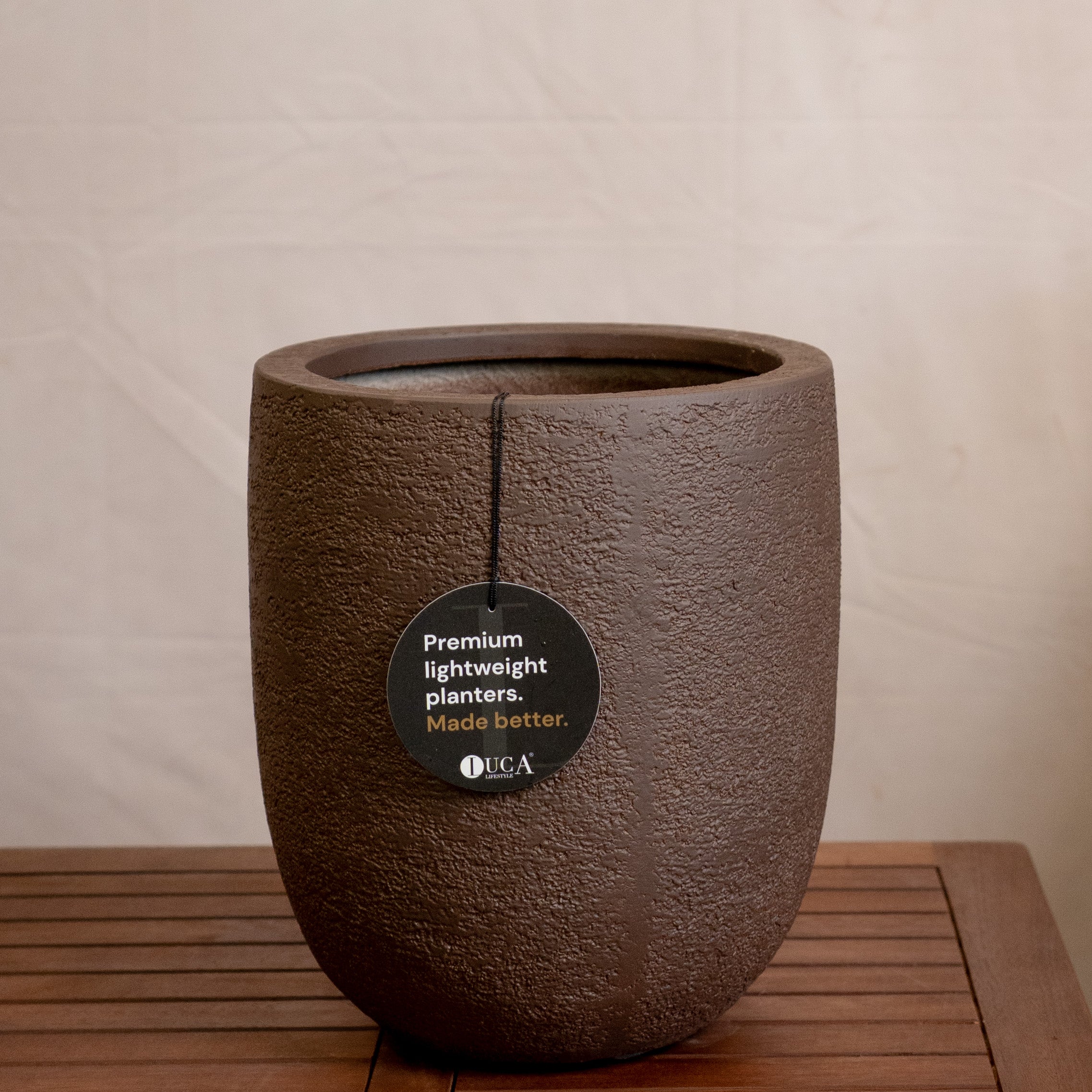 Struttura Tall Egg Pot (Luca Lifestyle) | Elongated Egg Shape, 30–88 cm