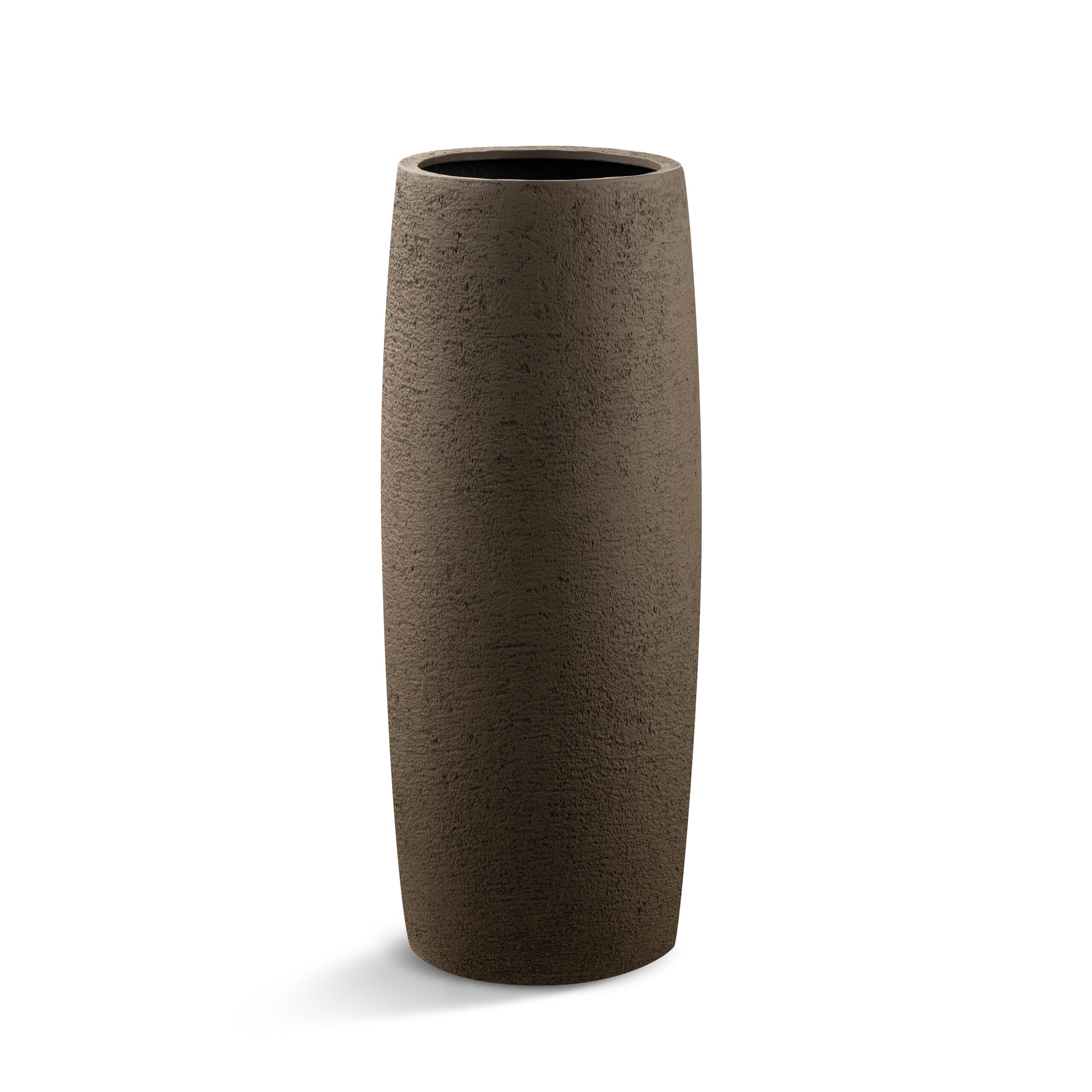 Luca Struttura Modern Vase Light Brown