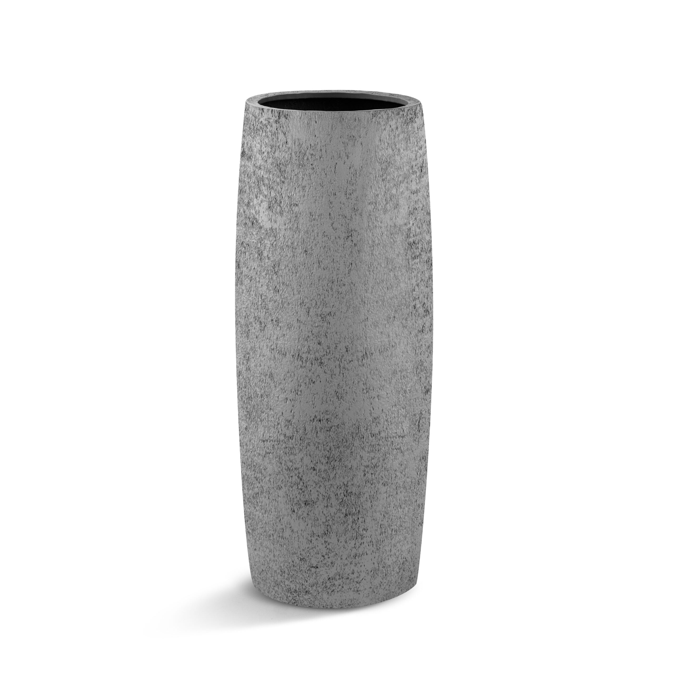 Luca Struttura Modern Vase Light Grey