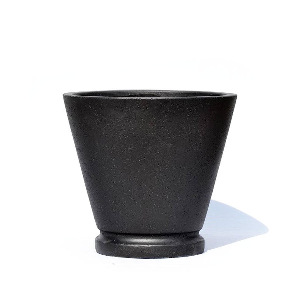 Edincott Round Stonelite Pot SL114250 - Black