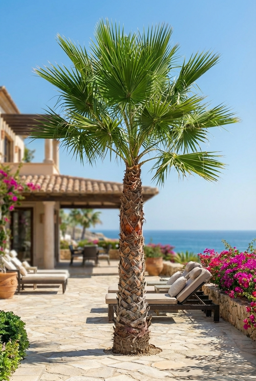 Mexican Fan Palm Tree (Washingtonia Robusta) - 1m - 5m