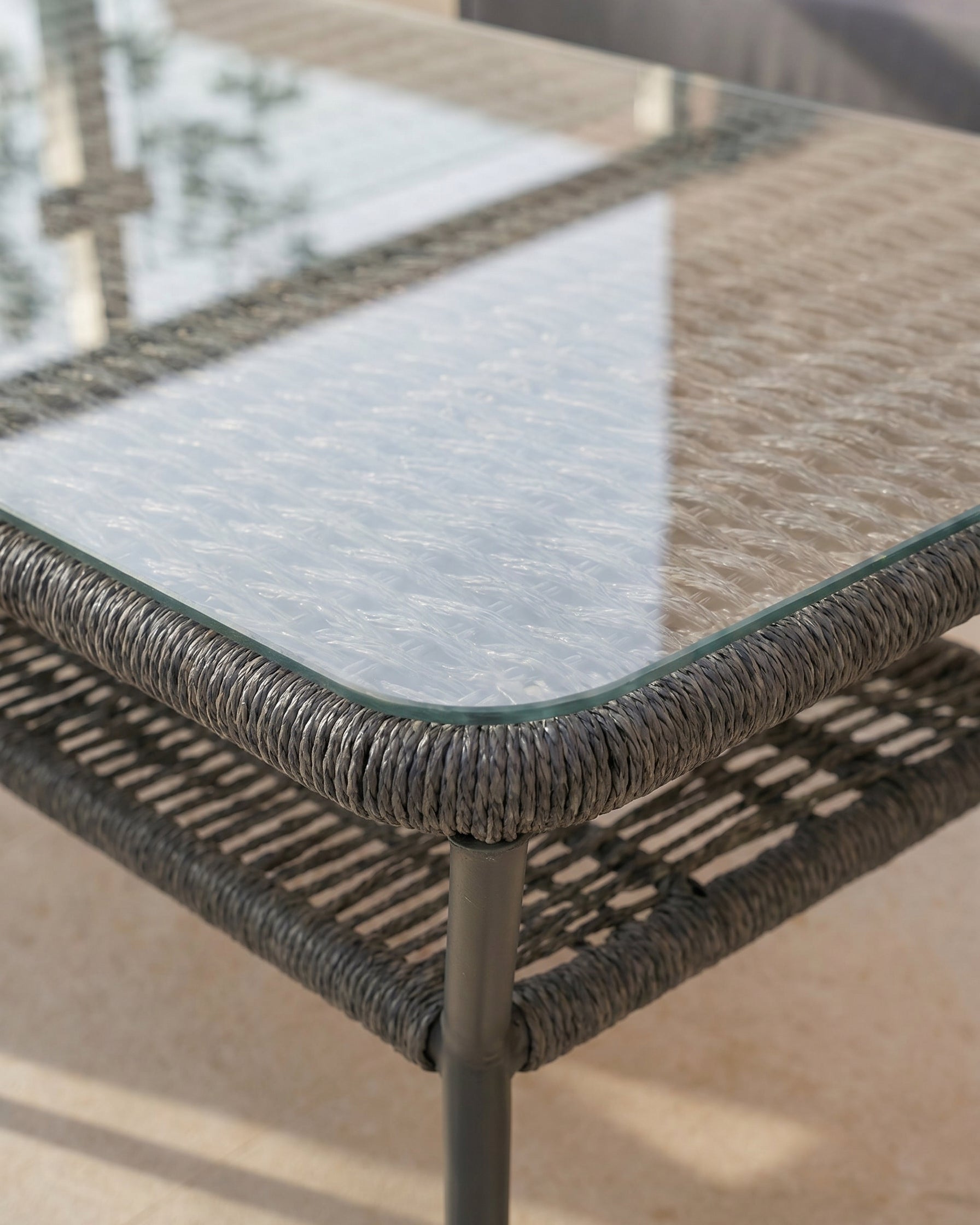 Aston Seating Group Anthracite (Terazzi) | 5 - Seater Lounge - Acacia Garden Center