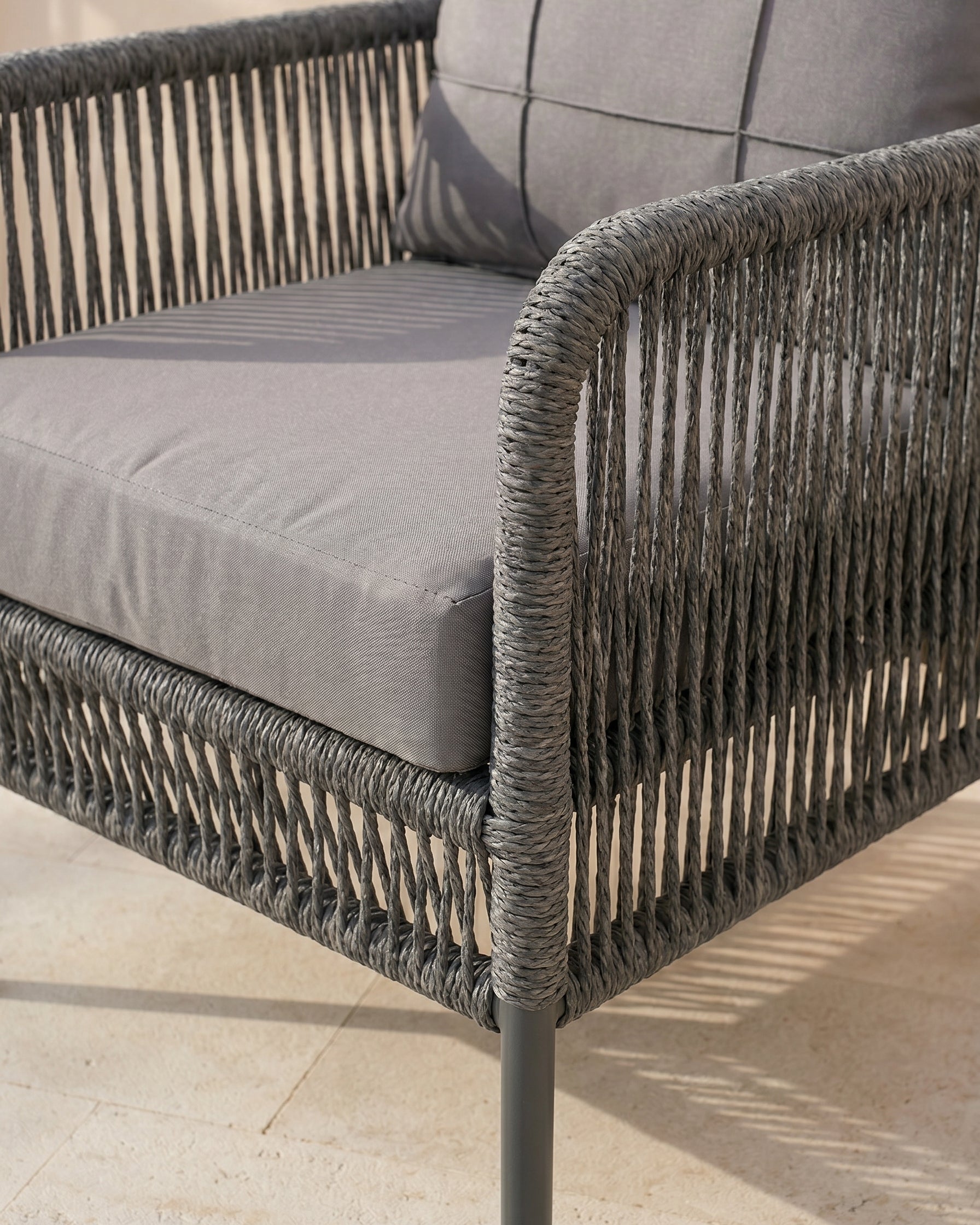 Aston Seating Group Anthracite (Terazzi) | 5 - Seater Lounge - Acacia Garden Center