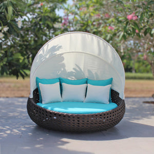 ATC Outdoor Sun Lounger Open - RABD - 062A - Acacia Garden Center