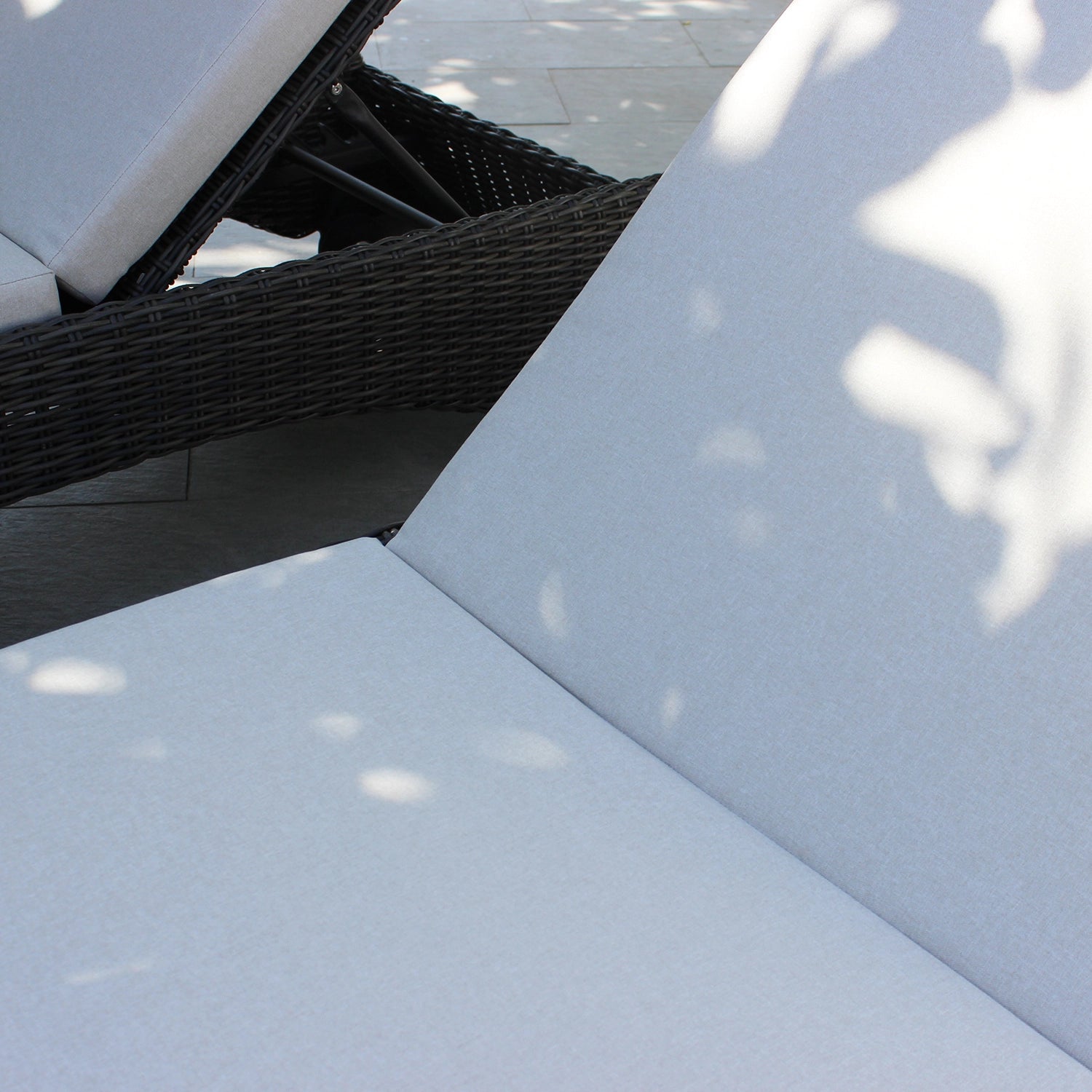 ATC Outdoor Sun Lounger with Adjustable Backrest - RABD - 074 - Acacia Garden Center