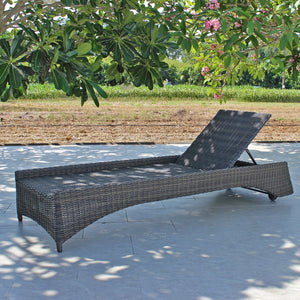 ATC Outdoor Sun Lounger with Adjustable Backrest - RABD - 074 - Acacia Garden Center