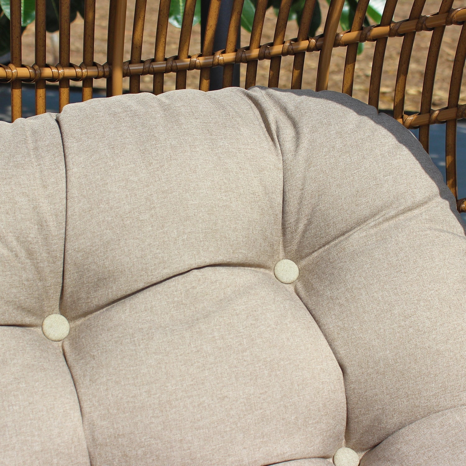 ATC Outdoor Swing Chair Poly Bamboo - Acacia Garden Center