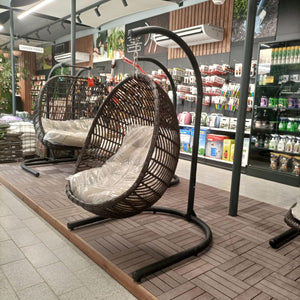 ATC Outdoor Swing Chair Poly Bamboo - Acacia Garden Center