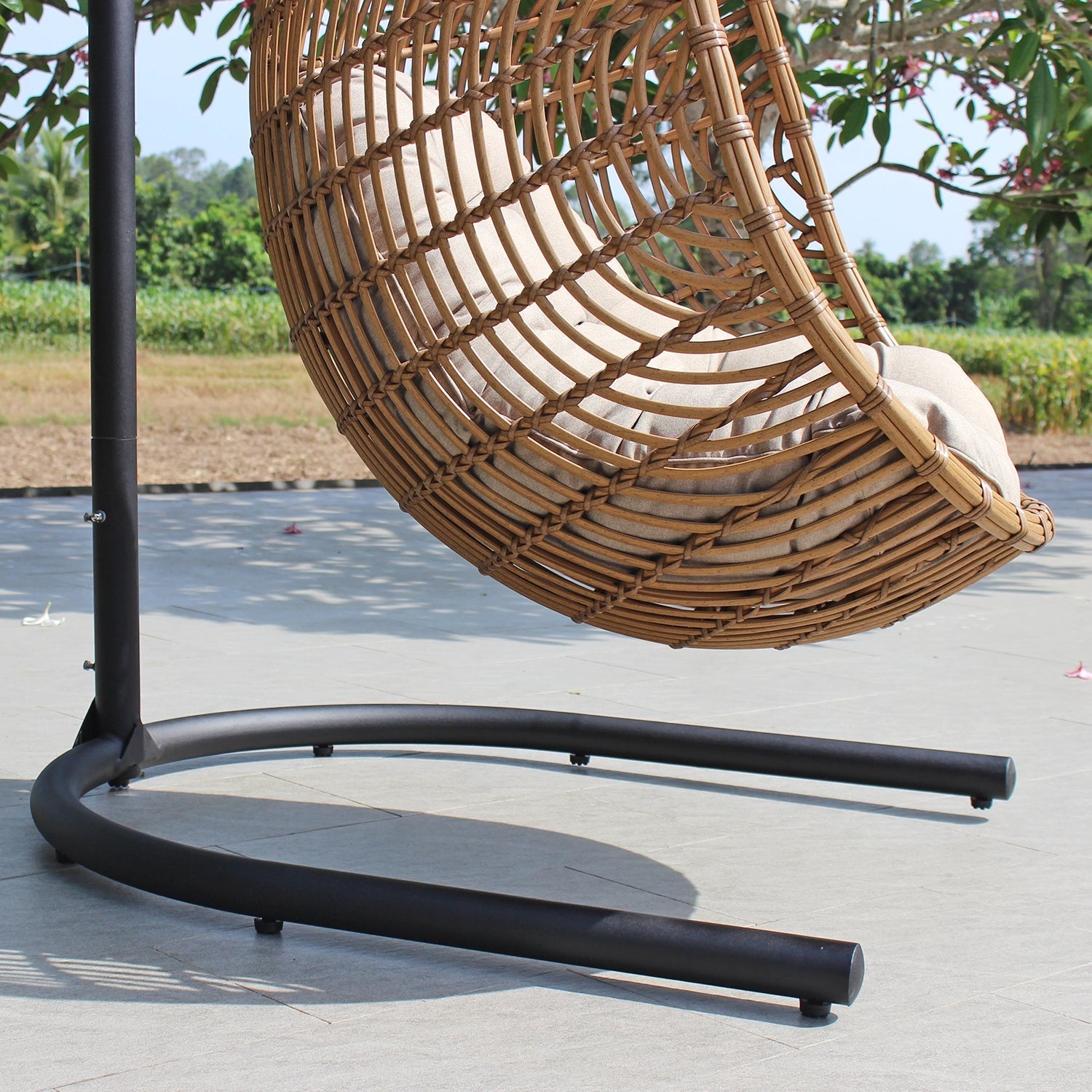 ATC Outdoor Swing Chair Poly Bamboo - Acacia Garden Center