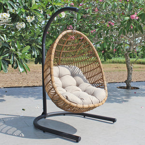ATC Outdoor Swing Chair Poly Bamboo - Acacia Garden Center