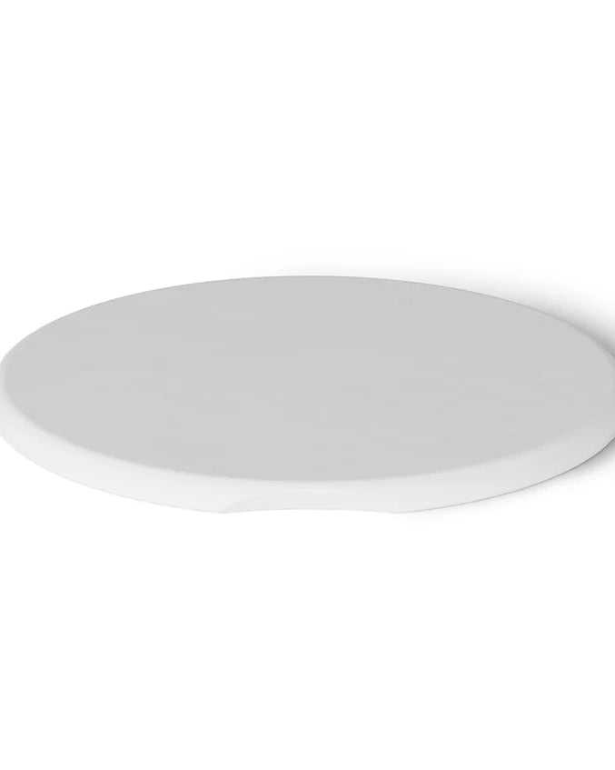 Autograph Standard Side Table Round Fog Lid White Base (Only Lid) - Acacia Garden Center
