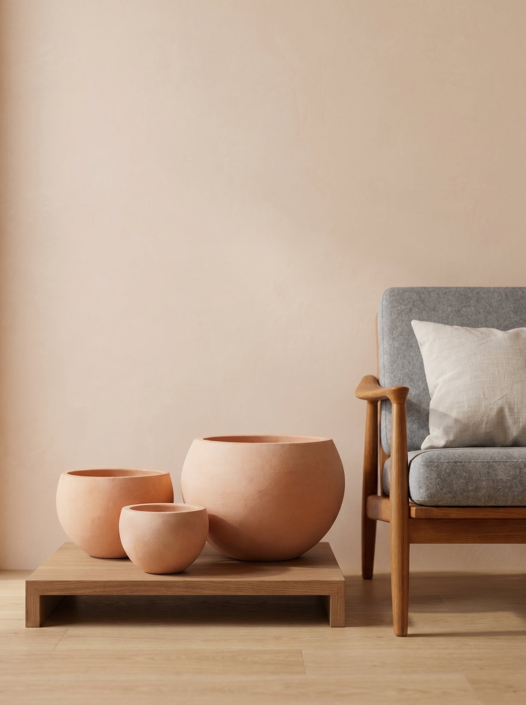 Ball Planter (Degrea) | Antique Terracotta, Dia. 20–43 cm - Acacia Garden Center