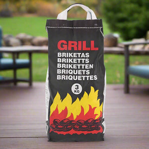 BBQ Grill Briuettes 3KG GB3KG MT - Acacia Garden Center