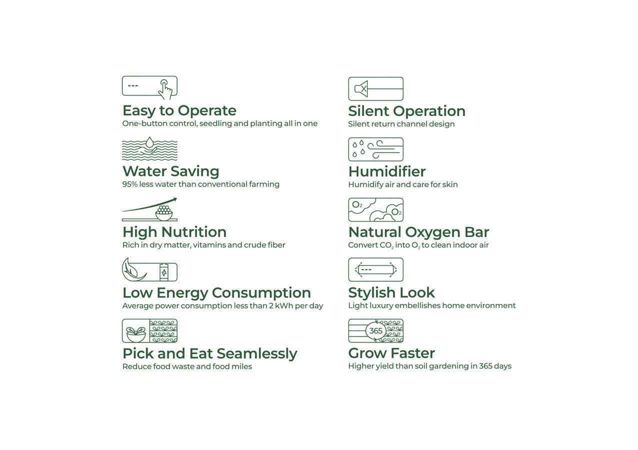 Binfold Smart Planter (Hydrophonic Smart Planter) - BiN - S3 - Acacia Garden Center