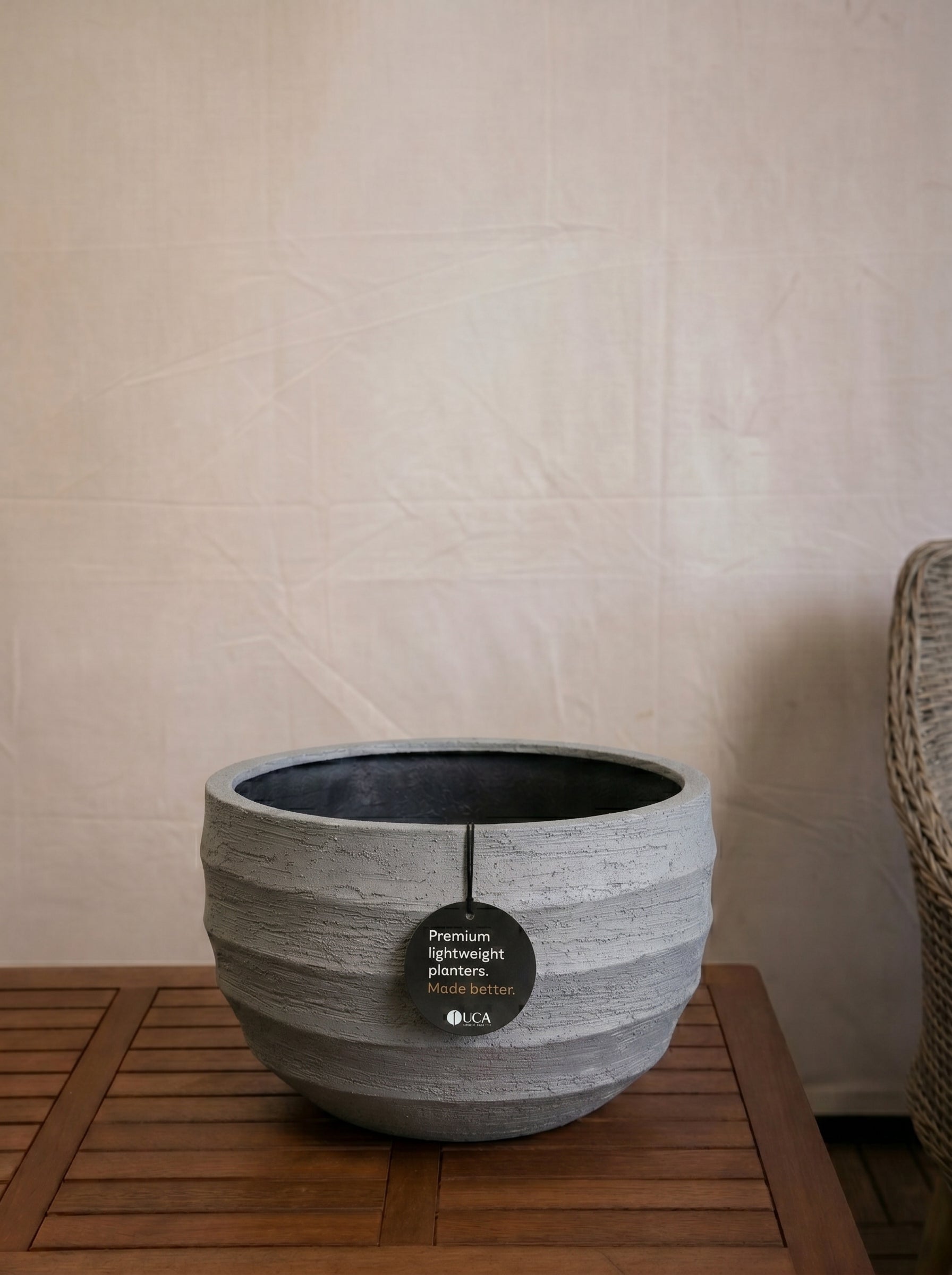 Bordo New Egg Pot Low | Premium Planter, Dia. 80–110 cm - Acacia Garden Center