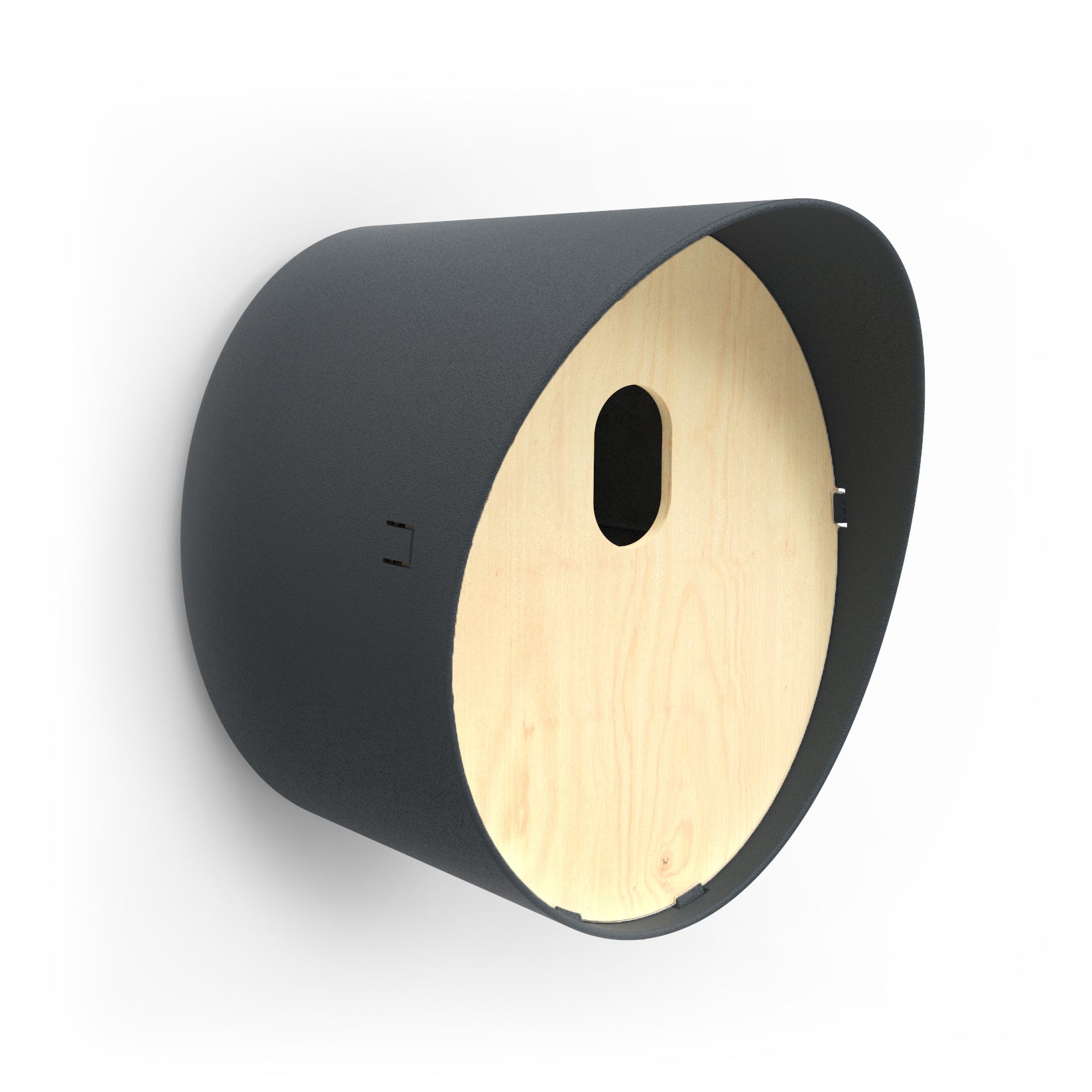 Capi Europe Bird House 2 Oval Anthracite - Acacia Garden Center