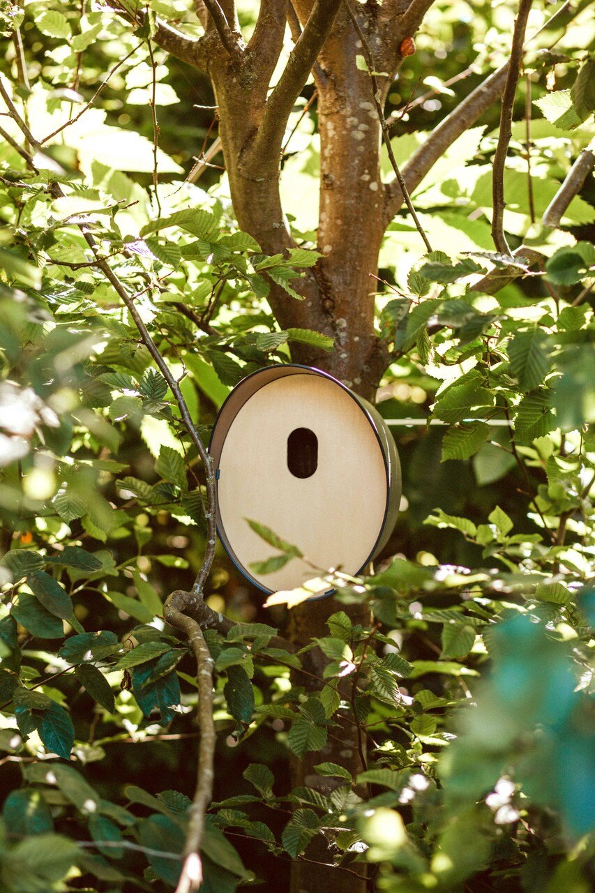 Capi Europe Bird House 2 Oval Anthracite - Acacia Garden Center