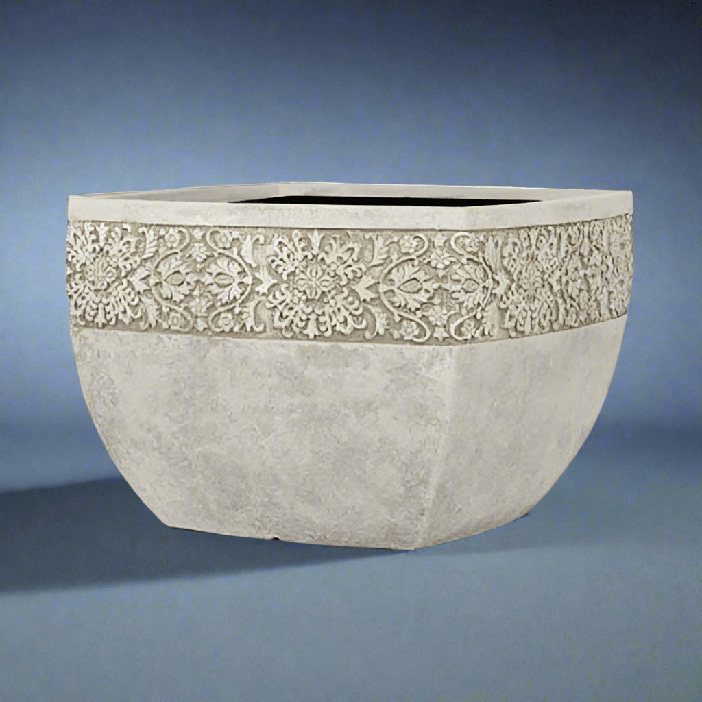 Capi Europe Classic Planter Taper Deco Rim - Acacia Garden Center