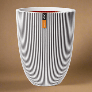 Capi Europe Low Groove Elegant Vase - Acacia Garden Center