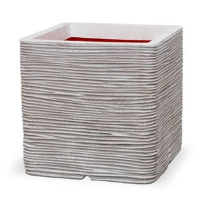 Capi Europe Nature Planter Square Rib - Ivory - Acacia Garden Center
