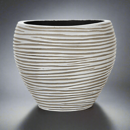Capi Europe Vase Taper Round Rib Iii Bofi 142 - Acacia Garden Center
