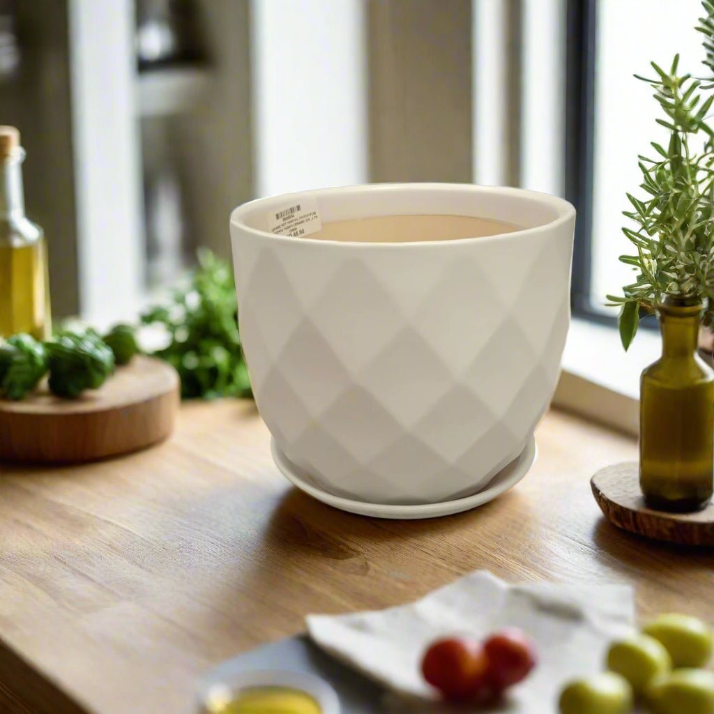 Ceramic Pot YAS015, Chaozhou - Acacia Garden Center