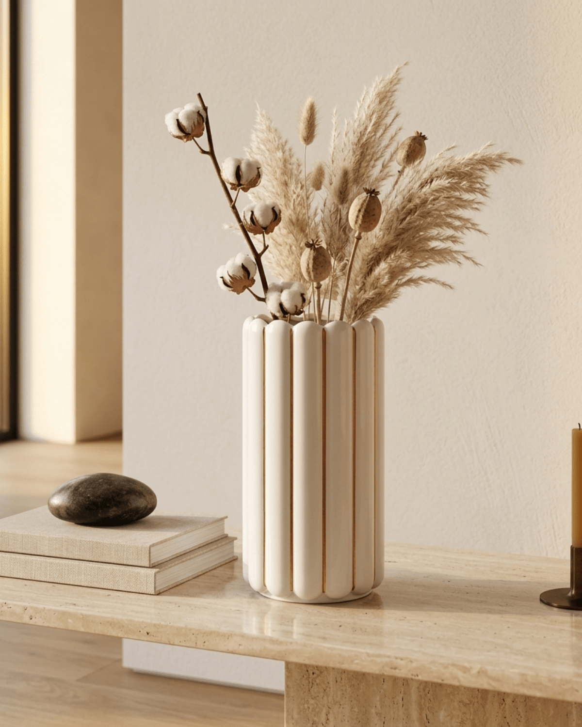 Ceramic Pot YZ2407 | 13 x 13 x 23.5 cm - Acacia Garden Center