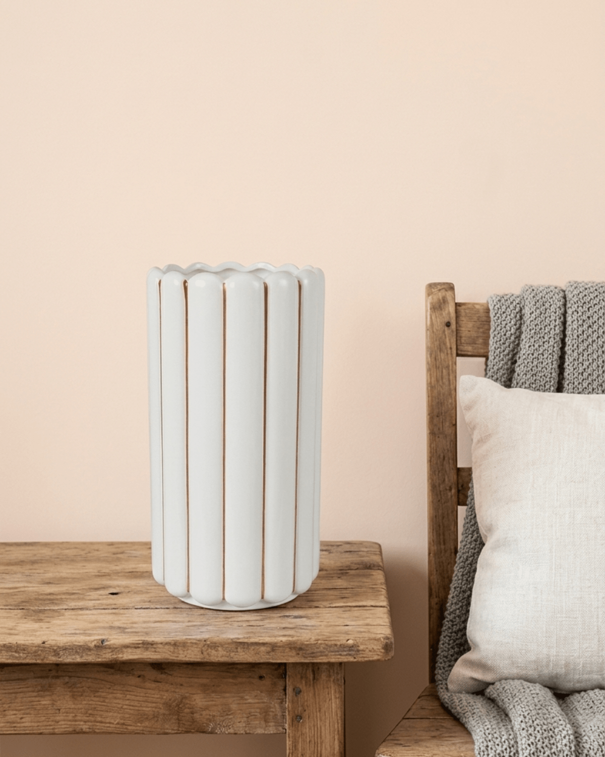 Ceramic Pot YZ2407 | 13 x 13 x 23.5 cm - Acacia Garden Center
