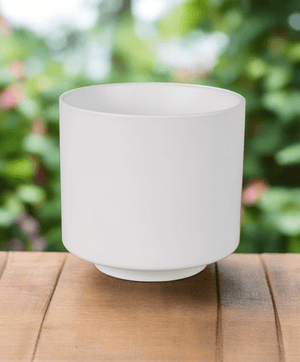 Ceramic Pot YZ510 | White Inner Glaze - Acacia Garden Center