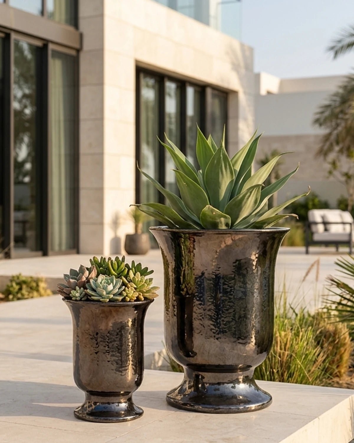 Ceramic Rheims Pot | Classic Vase, Dia. 33–55 cm - Acacia Garden Center