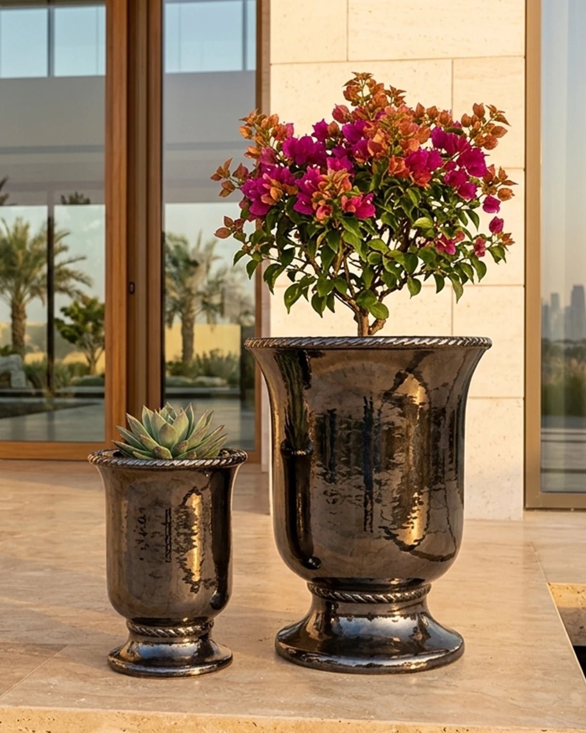 Ceramic Rheims Pot | Classic Vase, Dia. 33–55 cm - Acacia Garden Center