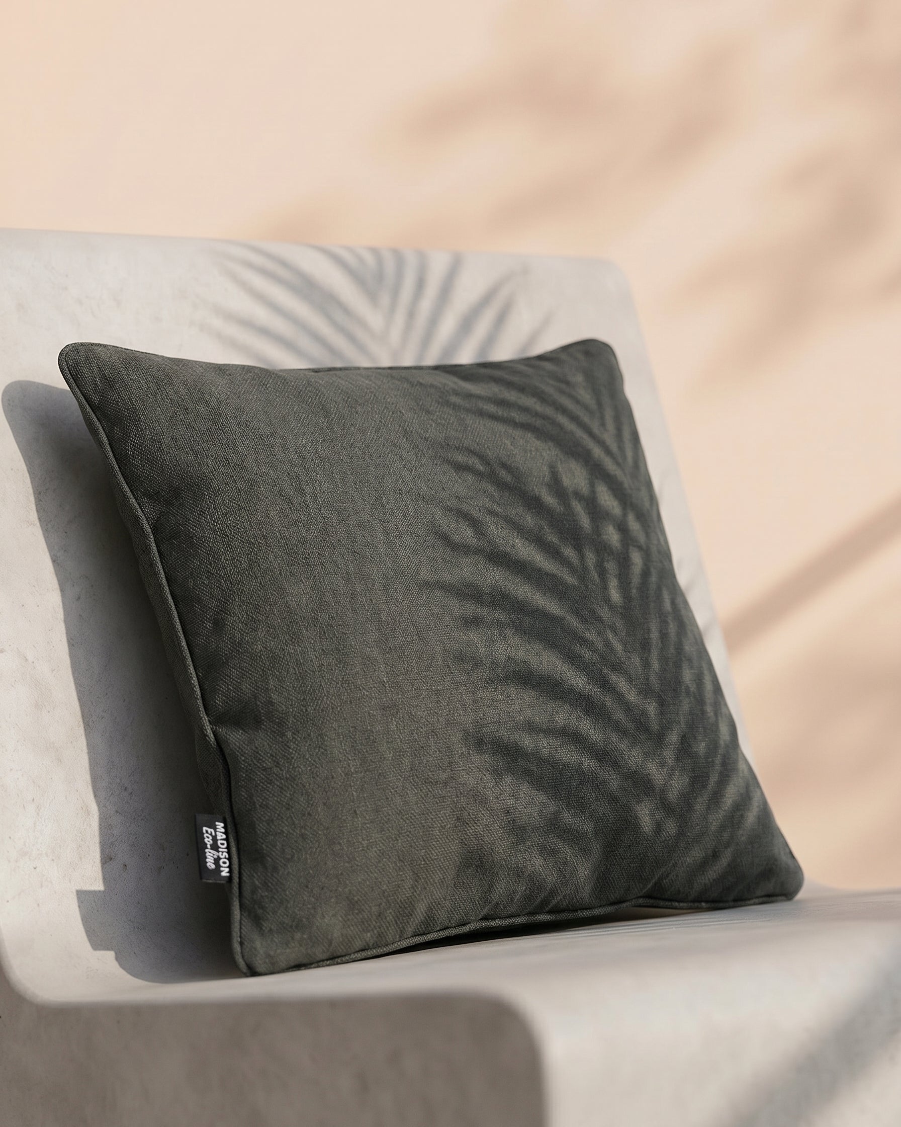 Decorative Pillow Canvas Eco+ | Dark Grey, 50 × 50 cm - Acacia Garden Center