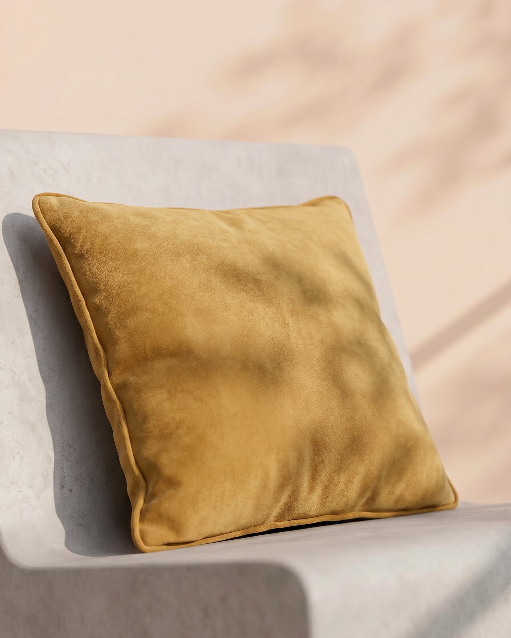 Decorative Pillow Canvas Eco+ | Gold, 50 × 50 cm - Acacia Garden Center