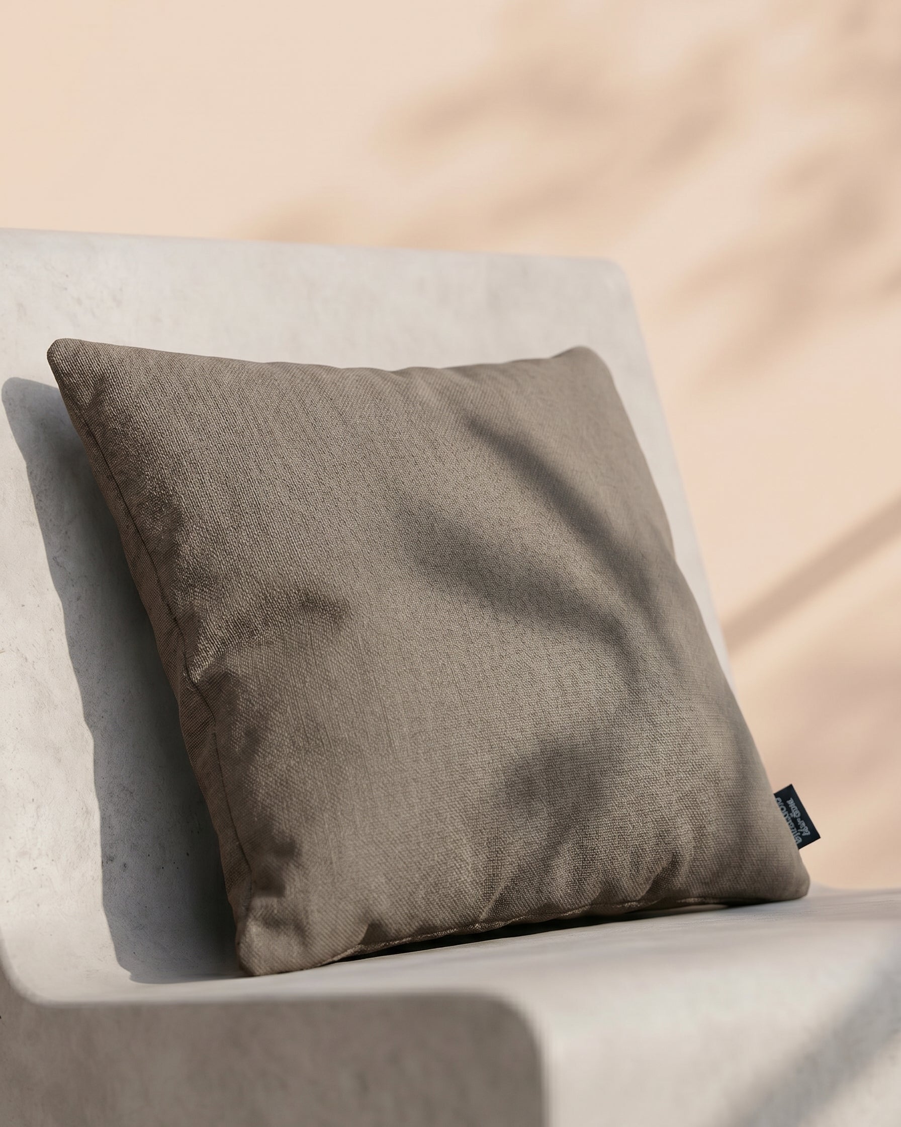 Decorative Pillow Canvas Eco+ | Taupe, 50 × 50 cm - Acacia Garden Center