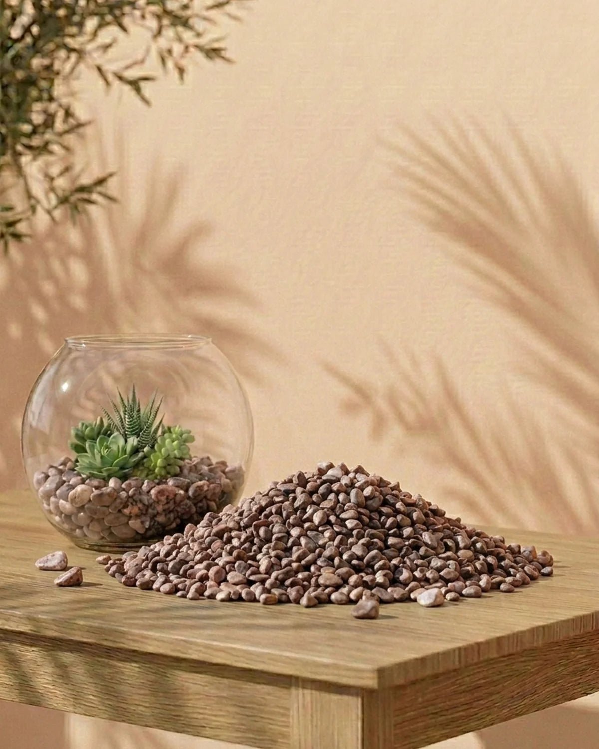 Decorative Stone Pebbles | Multi - Colour, 9–7 mm - Acacia Garden Center