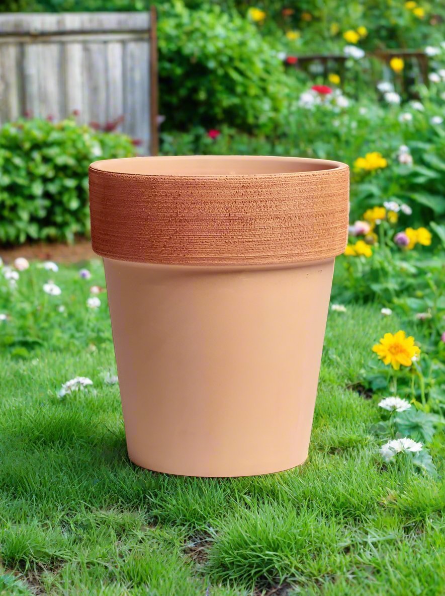 Degrea Vaso Alto Graffiato, Scratched Tall Pot - Acacia Garden Center