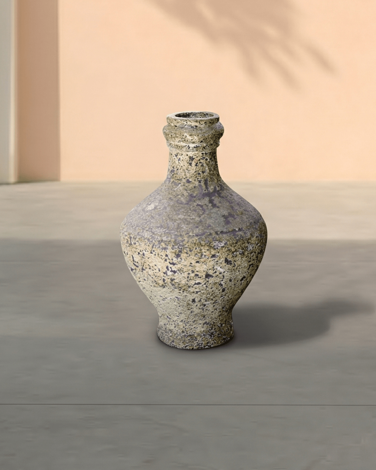 Delphi 3 Atlantis Ceramic Pot | Light Yellow, 25 cm - Acacia Garden Center